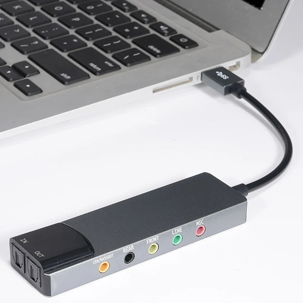 Expérimentez l'Excellence Audio avec une Carte Son USB 6-en-1 Révolutionnaire