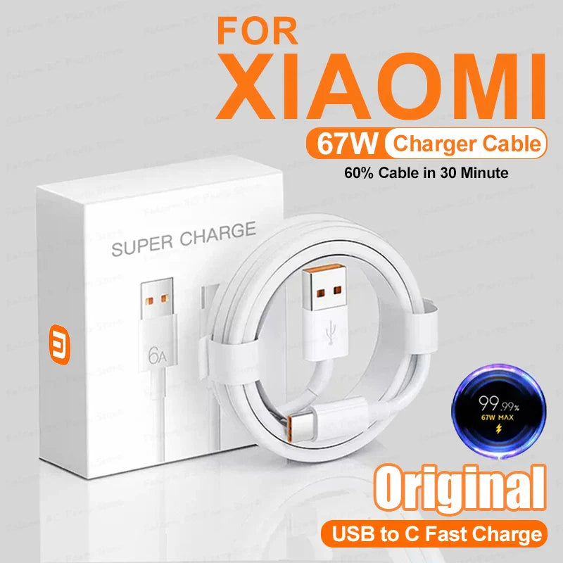 Découvrez la révolution de la recharge rapide avec le câble USB Type C Xiaomi PD3.0 67W