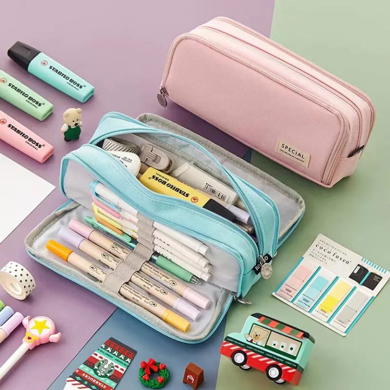 Éveillez votre quotidien avec une grande trousse à crayons mignonne et kawaii : l'accessoire tendance pour allier style et praticité