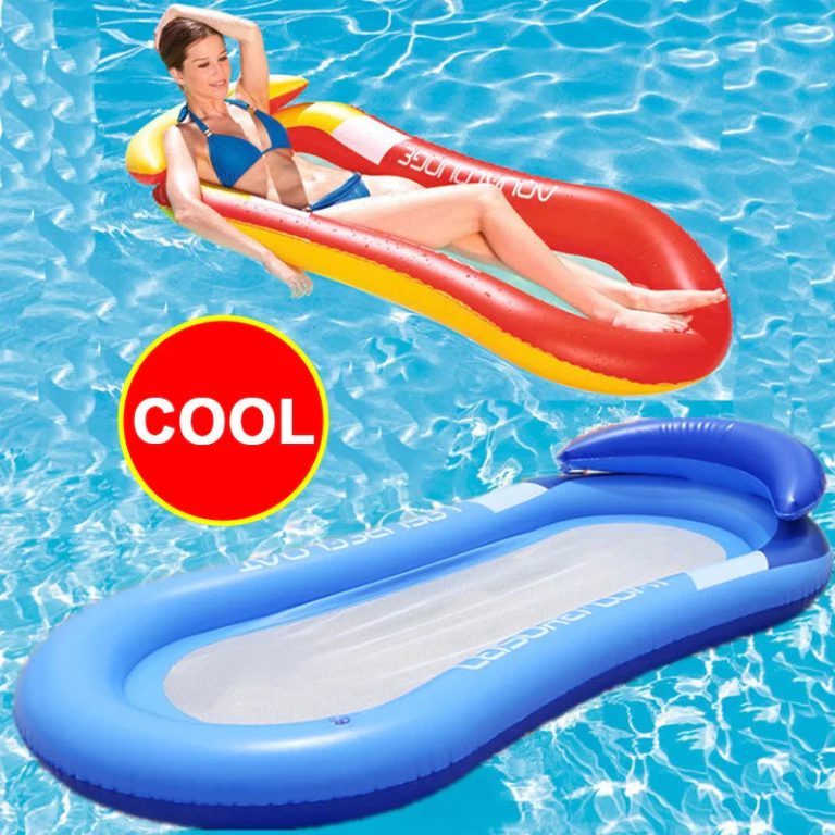 Un Été Rêvé avec le Hamac Gonflable Multicolore : Détente et Design au Rendez-vous