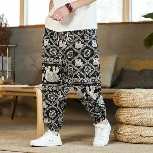 Raffinement et liberté : adoptez le style rétro du pantalon sarouel pour une allure unique