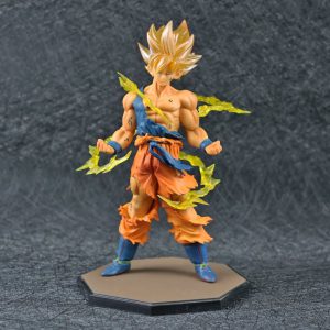 Laissez-vous Envoûter par l’Univers Épique de Dragon Ball avec cette Figurine Goku Super Saiyan 17cm