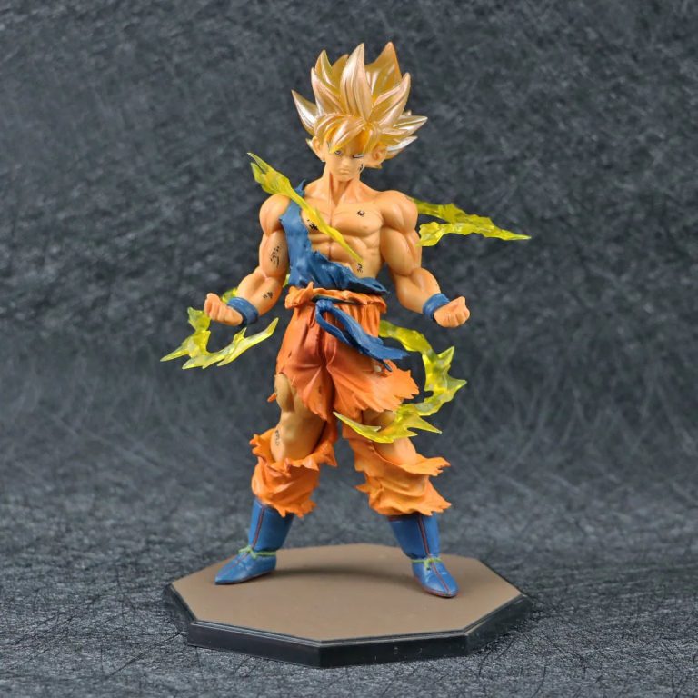Laissez-vous Envoûter par l’Univers Épique de Dragon Ball avec cette Figurine Goku Super Saiyan 17cm