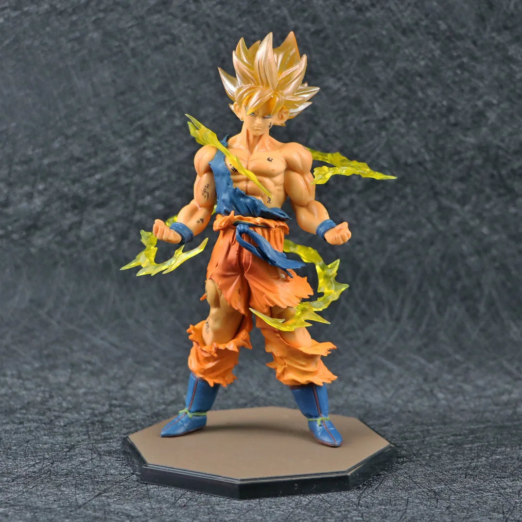 Laissez-vous Envoûter par l’Univers Épique de Dragon Ball avec cette Figurine Goku Super Saiyan 17cm