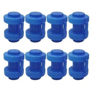 Redécouvrez votre Trampoline avec des Embouts de Protection Bleus Exceptionnels