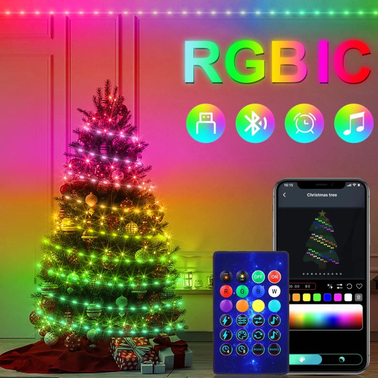 Découvrez une ambiance sur-mesure : La guirlande lumineuse RGBIC 20M Bluetooth pour une déco exceptionnelle