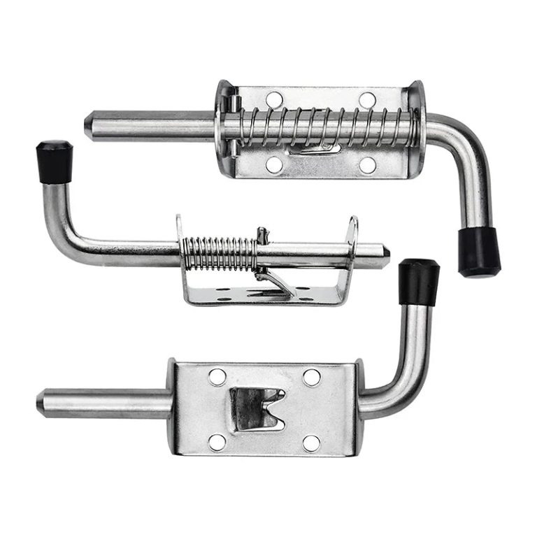 Protégez Vos Espaces avec Élégance et Fiabilité : La Révolution des Verrous à Ressort en Acier Inoxydable