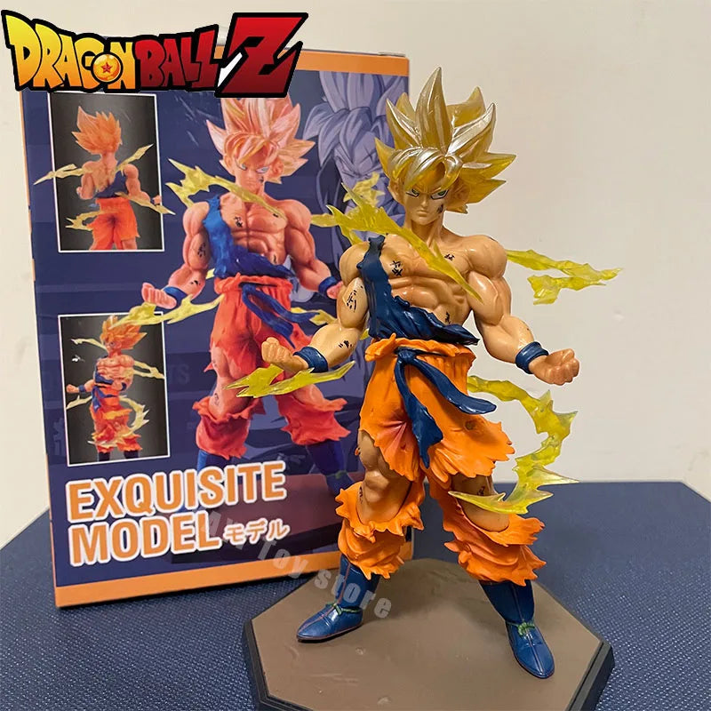 Revivez l’Intensité de Dragon Ball Z avec la Figurine Son Goku Super Saiyan 16cm