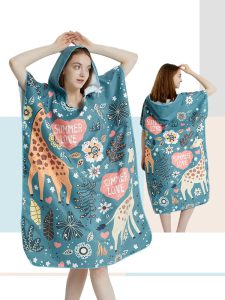 Redécouvrez Vos Moments Aquatiques avec le Poncho de Surf à Séchage Rapide