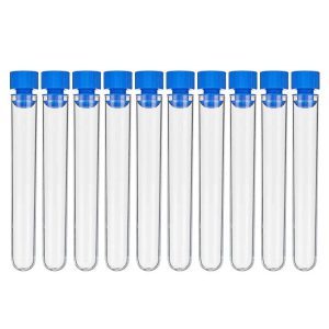 Optimisez Vos Expériences Scientifiques avec ce Lot de Tubes à Essai Transparents