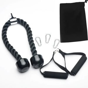 Optimisez votre entraînement à domicile avec la corde de traction pour triceps