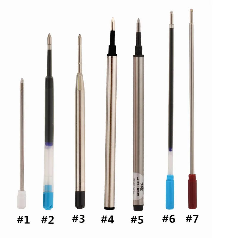 Une Écriture Sans Limites: Redécouvrez votre Stylo avec la Recharge d'Encre 7 Types à Pointe Moyenne