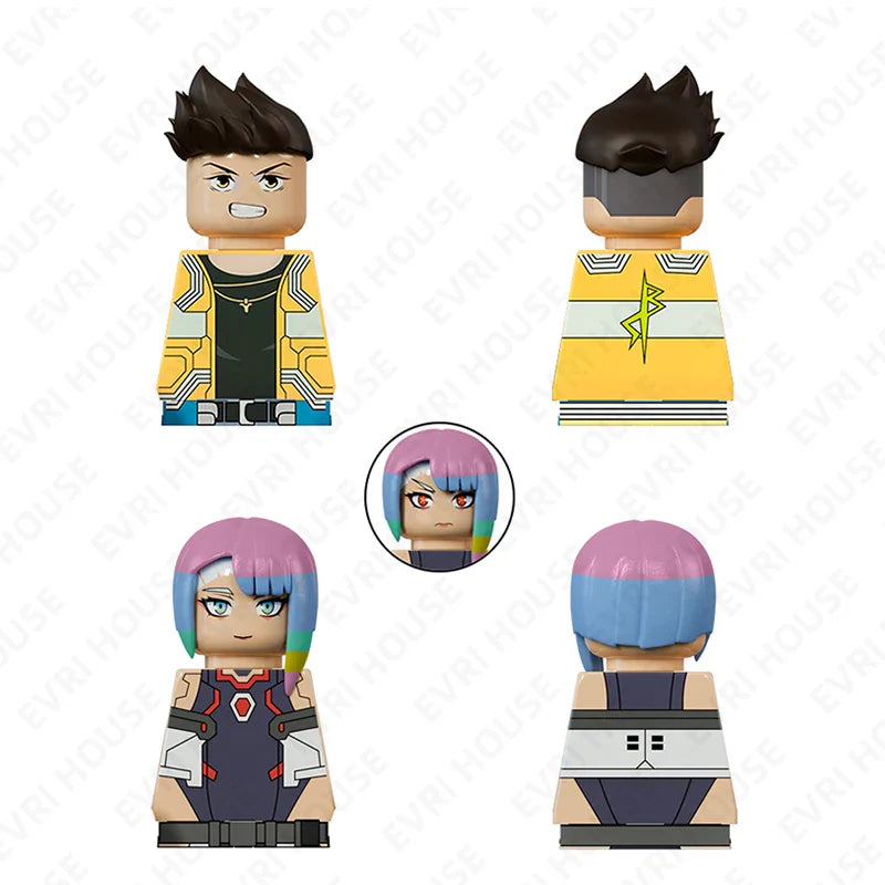 Plongez dans un Univers Anime Fascinant avec la Nouvelle Figurine Lucy David en Mini Briques de Jeu