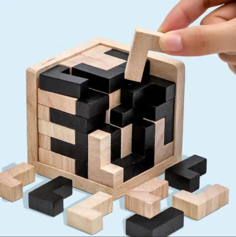 Révélez Votre Ingéniosité avec le Puzzle Cube 3D Luban en Bois