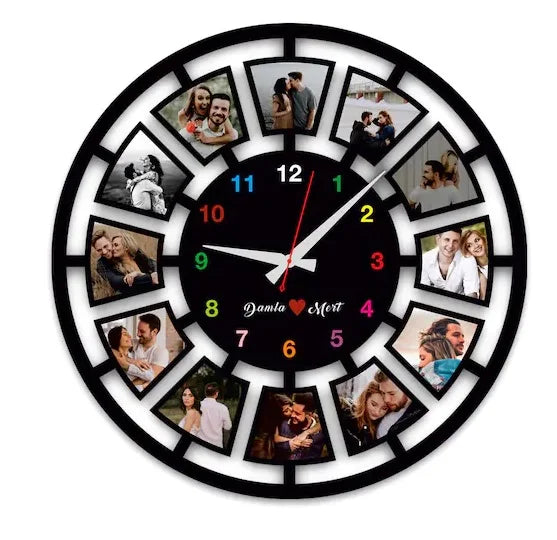 Réinventez Votre Décor : L'Élégance de l'Horloge Murale Personnalisée Instagram