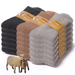 Affrontez l'Hiver avec Élégance et Confort : Découvrez Ces Chaussettes en Laine pour Hommes