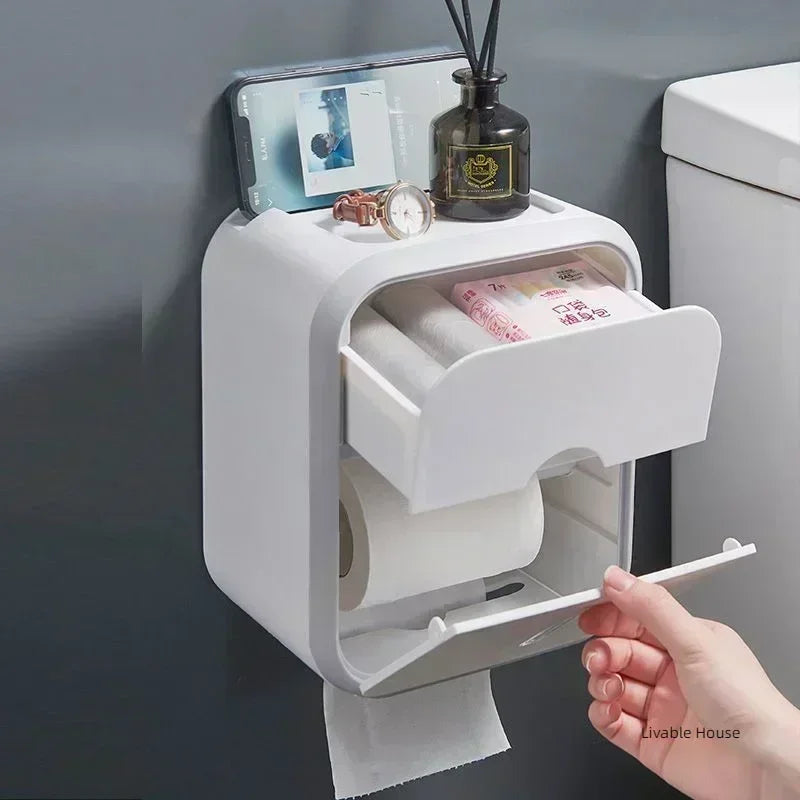 Révolutionnez votre Salle de Bain avec ce Support Papier Hygiénique Étanche et Rangement Pratique