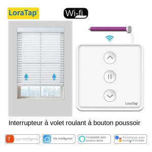 Réinventez le Contrôle de Vos Volets : L'Interrupteur Bouton-Poussoir WiFi qui Change Tout