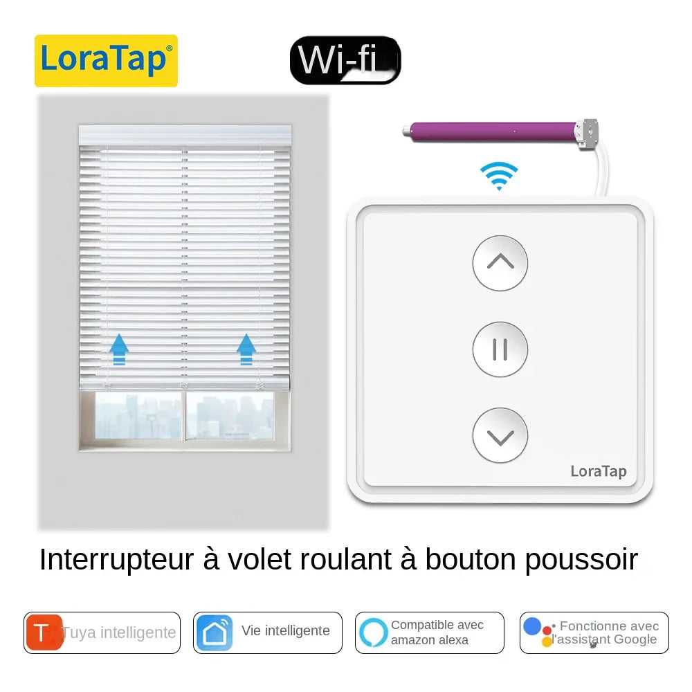 Réinventez le Contrôle de Vos Volets : L'Interrupteur Bouton-Poussoir WiFi qui Change Tout