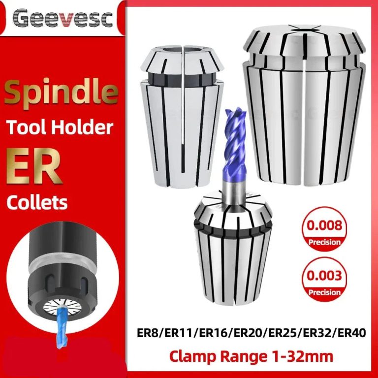 Mandrins à Pinces ER : L’Outil Incontournable pour des Usinages CNC d’Exception