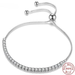 Révélez Votre Éclat : Le Bracelet SAIYE en Argent Sterling 925, Bijou Élégant et Raffiné