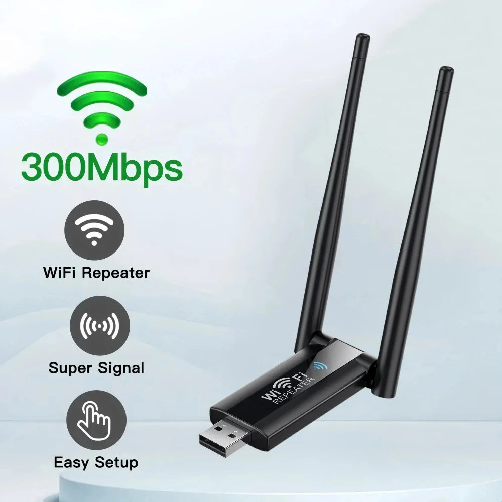 Optimisez Votre Connexion avec le Répéteur WiFi USB 2.4G 300 Mbps