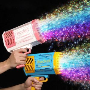 Plongez dans un Monde Enchanté de Bulles avec le Jouet Bubble Gun Automatique XMAS