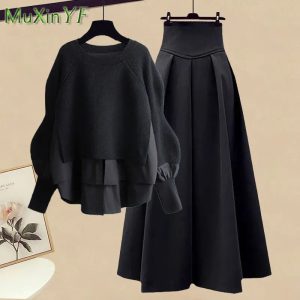 Chic Hivernal: L'Ensemble Tricoté aux Inspirations Coréennes pour Subtiliser Votre Garde-Robe
