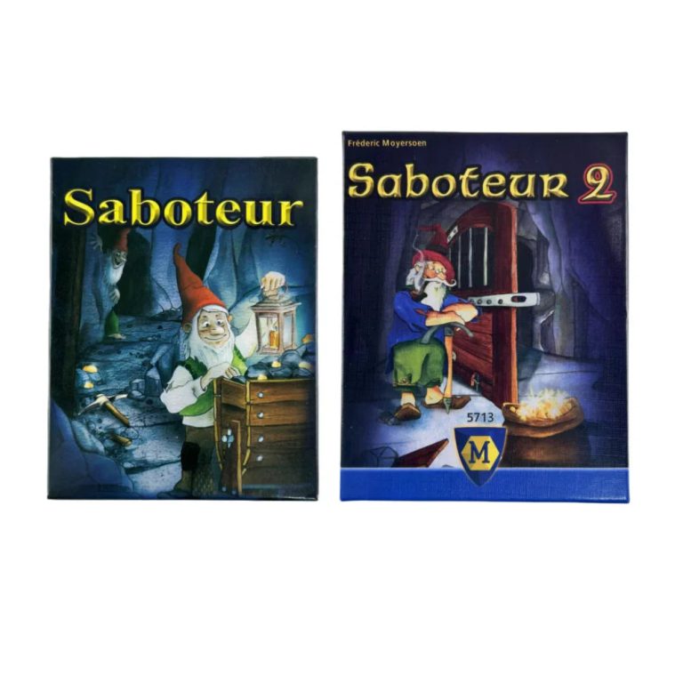 Plongez dans l'univers captivant du Jeu de cartes Saboteur édition 1 & 2