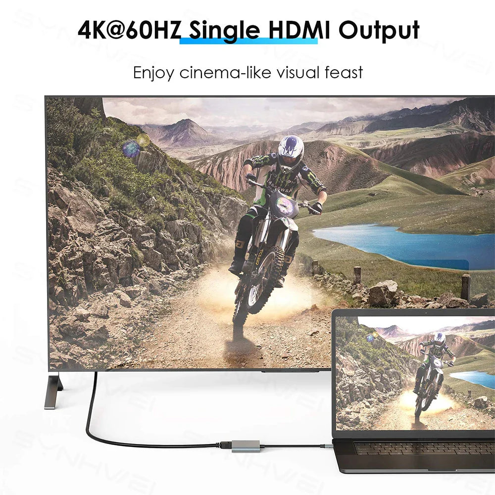 L’adaptateur USB-C Double HDMI 4K ONEVAN : redéfinir l’expérience multi-écrans