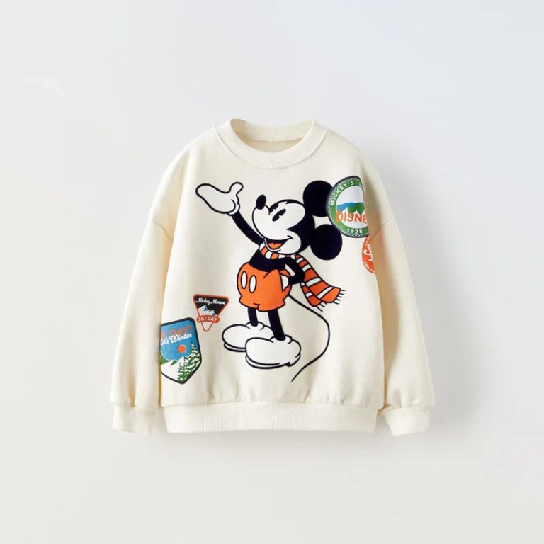 Un vent de fraîcheur et de magie pour les tout-petits : découvrez le sweat-shirt Mickey de printemps
