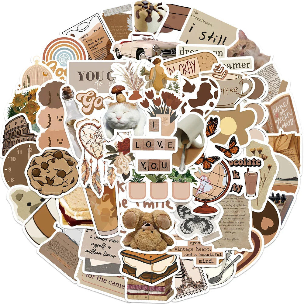 Révélez Votre Style Urbain Avec ces Autocollants Rétro Art VSCO Graffiti