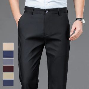 L'alliance parfaite entre élégance et confort : le pantalon de costume homme noir extensible