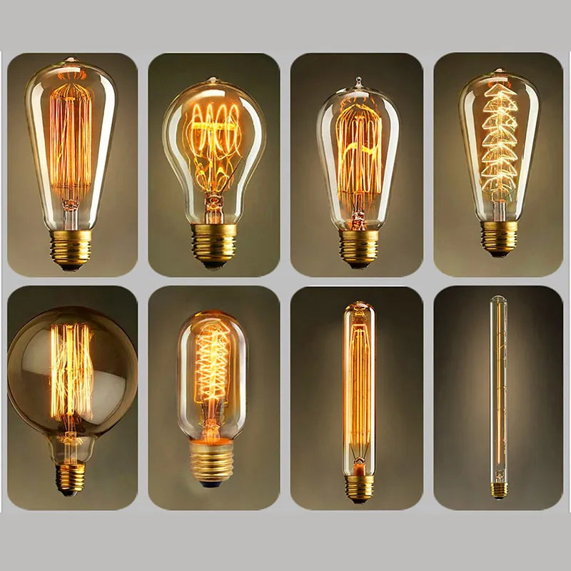 L'élégance du rétro : découvrez l'Ampoule Edison E27 40W 220V à Intensité Variable