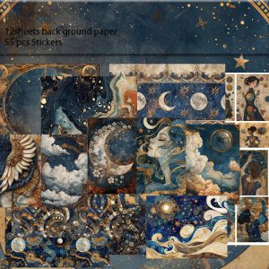 Laissez votre créativité s'envoler vers les étoiles grâce à un ensemble scrapbooking unique