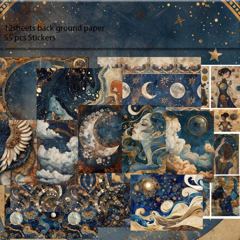 Laissez votre créativité s'envoler vers les étoiles grâce à un ensemble scrapbooking unique