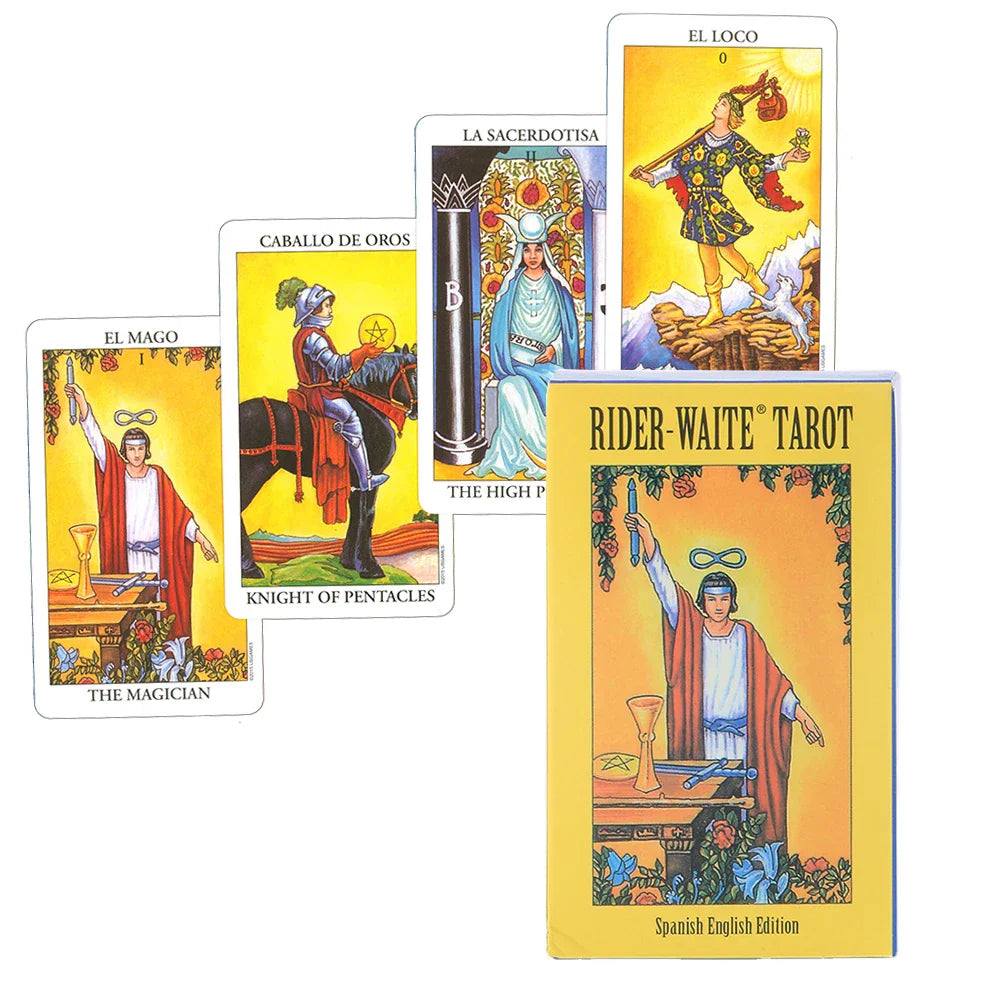 Plongez dans l’univers mystique du Tarot avec le Rider Waite Espagnol et son guide pour débutants