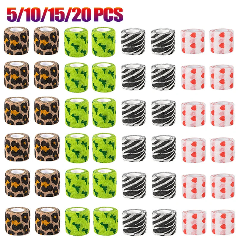 Redécouvrez le maintien optimal avec la bande adhésive imprimée pour poignée de tatouage