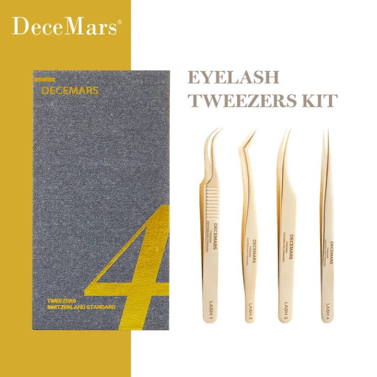 Redécouvrez l'Art des Extensions de Cils avec le Kit de Pinces DeceMars