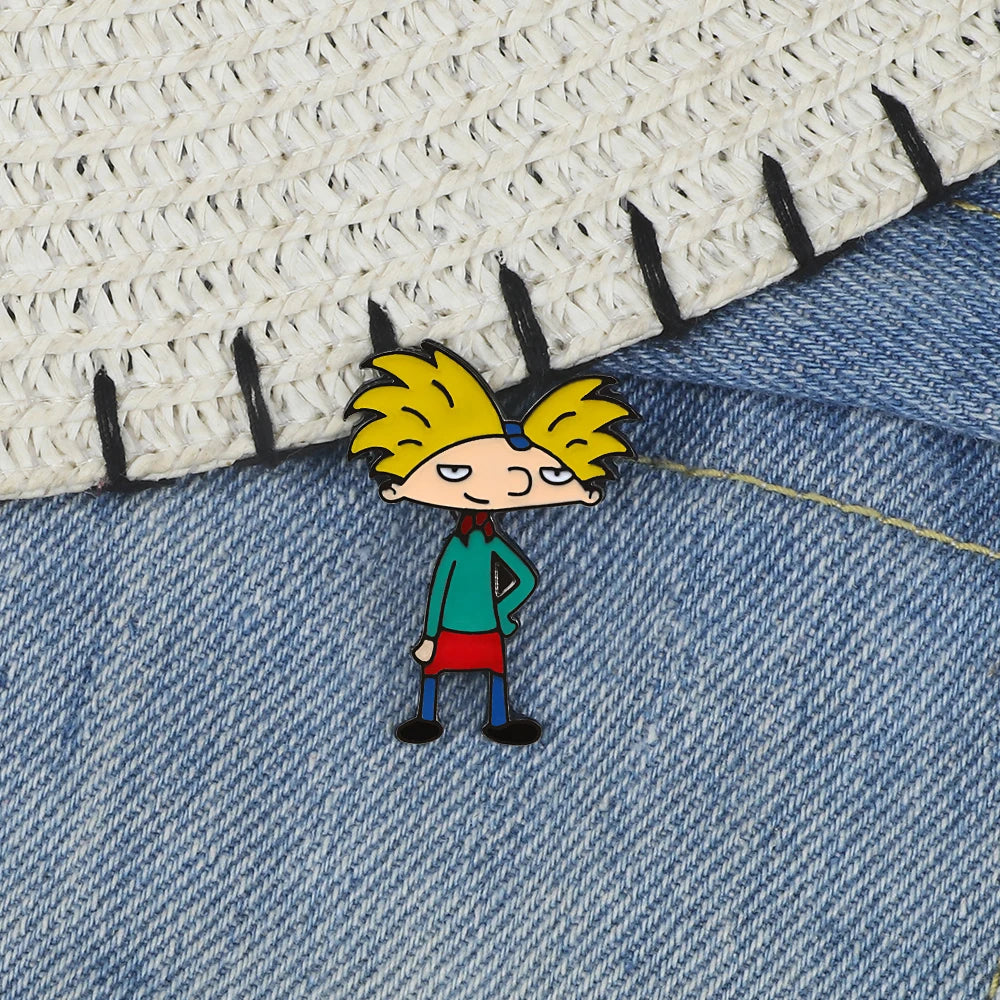 Révélez Votre Style Unique: La Broche Émail Arnold, L'Accessoire Cartoon Incontournable