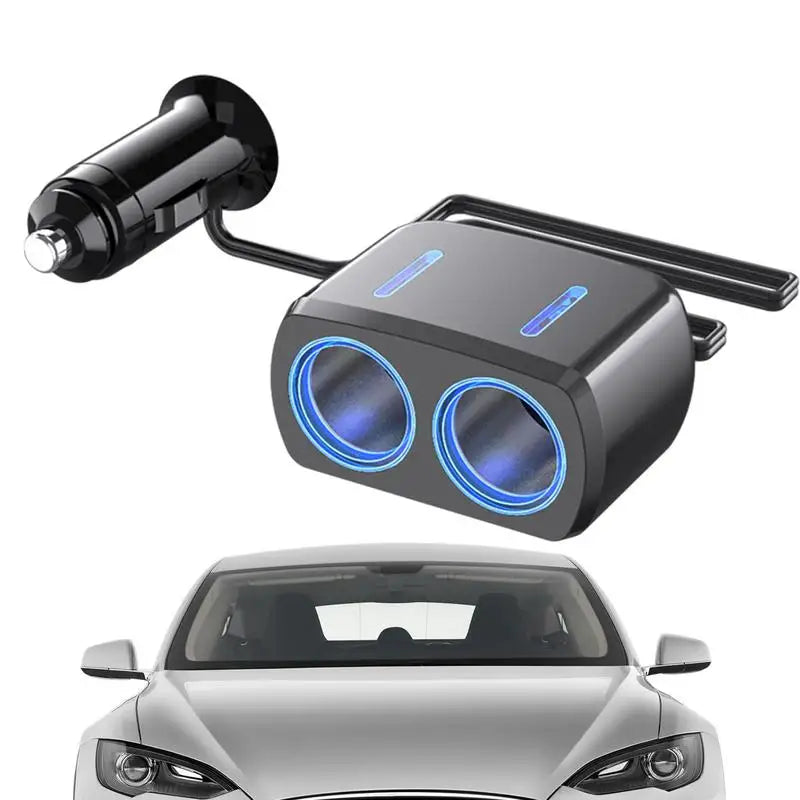 Réinventez vos trajets avec l’Adaptateur Répartiteur Chargeur Voiture : Rechargez Deux Appareils Simultanément en Toute Sécurité