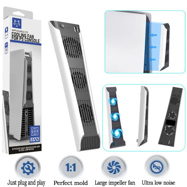 Boostez les performances de votre PS5 grâce à un support vertical innovant et un système de refroidissement ultra-performant
