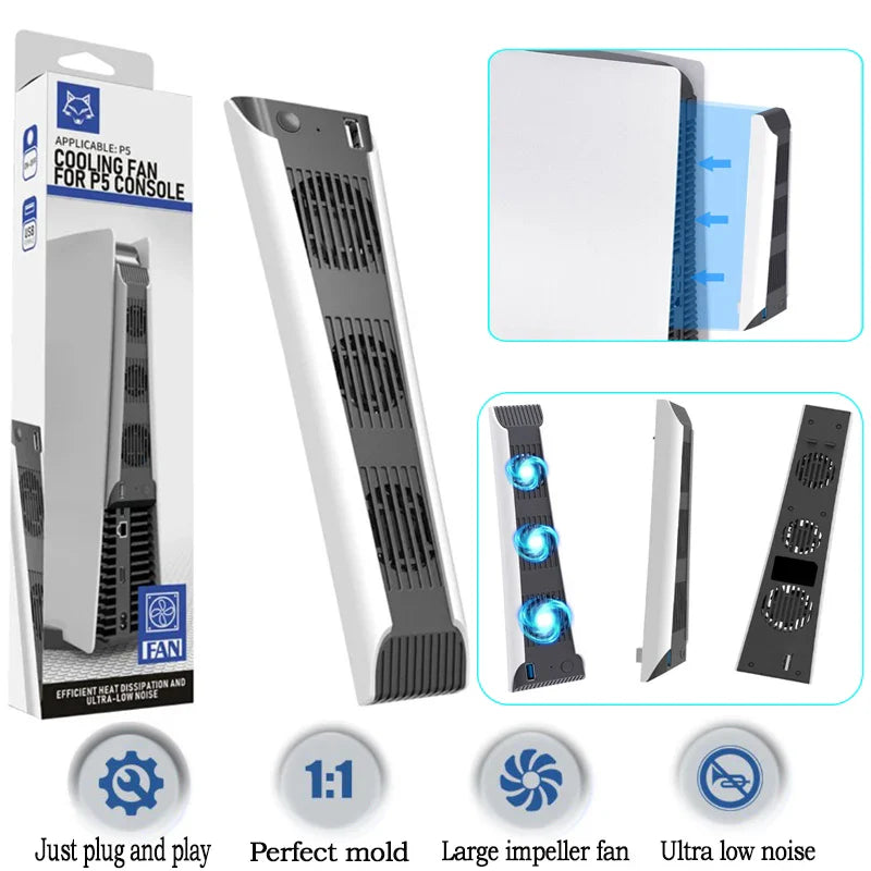 Boostez les performances de votre PS5 grâce à un support vertical innovant et un système de refroidissement ultra-performant