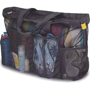Découvrez le Compagnon Ultime pour Vos Journées de Soleil : Le Sac de Plage Extra Large en Maille