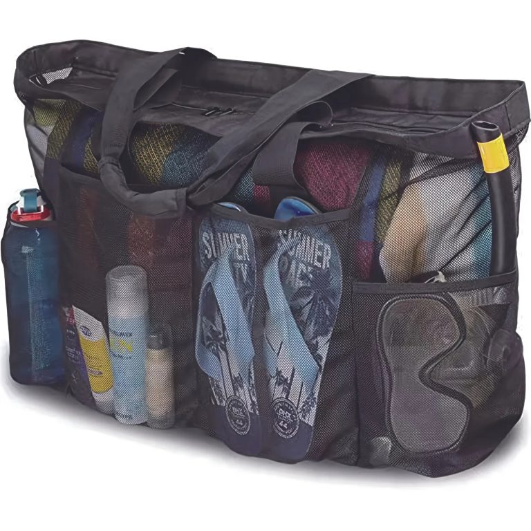 Découvrez le Compagnon Ultime pour Vos Journées de Soleil : Le Sac de Plage Extra Large en Maille