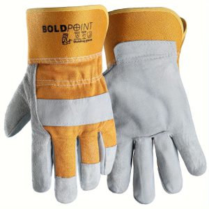 Optez pour une protection sans compromis avec ces gants en cuir robustes