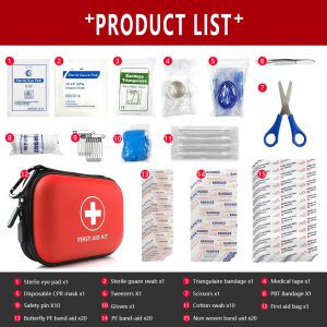 Découvrez le Kit Médical d'Urgence Portable - Une Sécurité Incontournable à Portée de Main