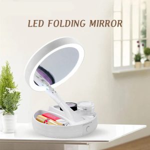 Perfectionnez Votre Rituel Beauté avec un Miroir Pliable Haute Précision