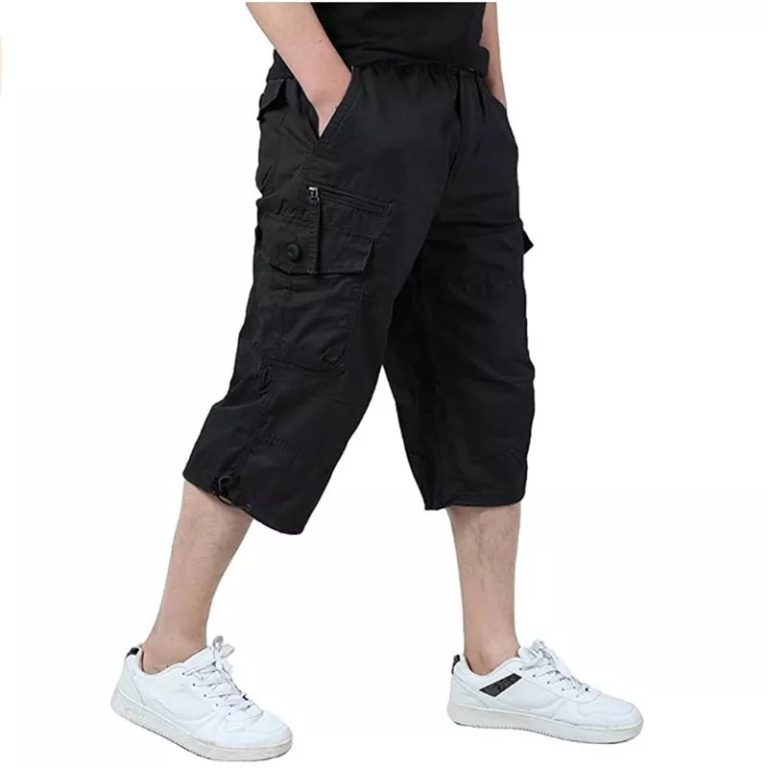 Adoptez l’Essence du Confort Estival avec ces Shorts Cargo Longs Capri