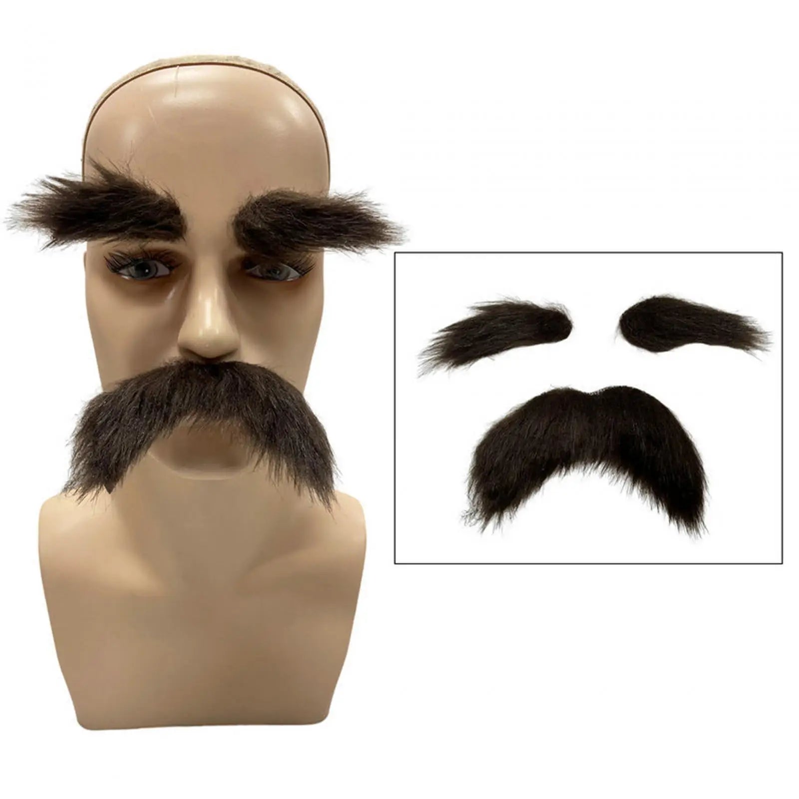 Libérez votre créativité avec le kit de faux sourcils et moustaches Cosplay
